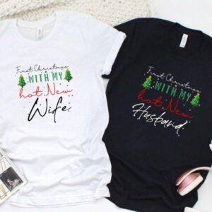 Valentine T-Shirt, Matching Outfits Set, First Christmas…