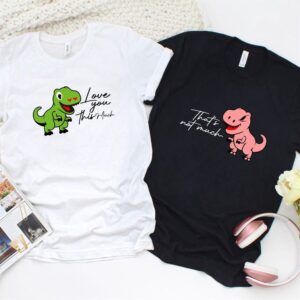Valentine T-Shirt, Matching Outfits Set, I Love…