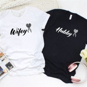 Valentine T-Shirt, Matching Outfits Set, Just Married…