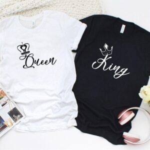 Valentine T-Shirt, Matching Outfits Set, King &…