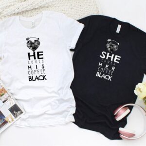 Valentine T-Shirt, Matching Outfits Set, Matching Coffee…