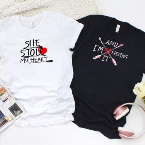 Valentine T-Shirt, Matching Outfits Set, Matching Couple…