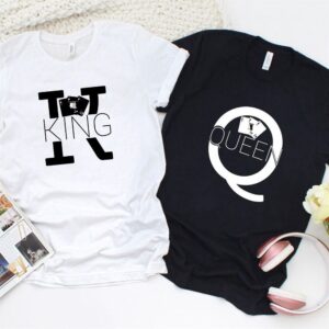 Valentine T-Shirt, Matching Outfits Set, Matching King…