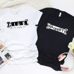 Valentine T-Shirt, Matching Outfits Set, Matching Naughty…
