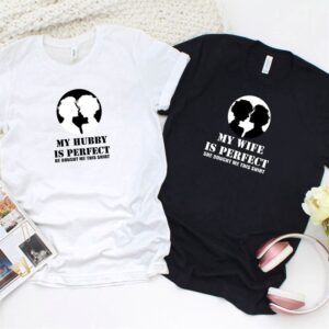 Valentine T-Shirt, Matching Outfits Set, Perfect Hubbywifey…