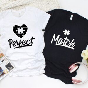 Valentine T-Shirt, Matching Outfits Set, Perfect Match…