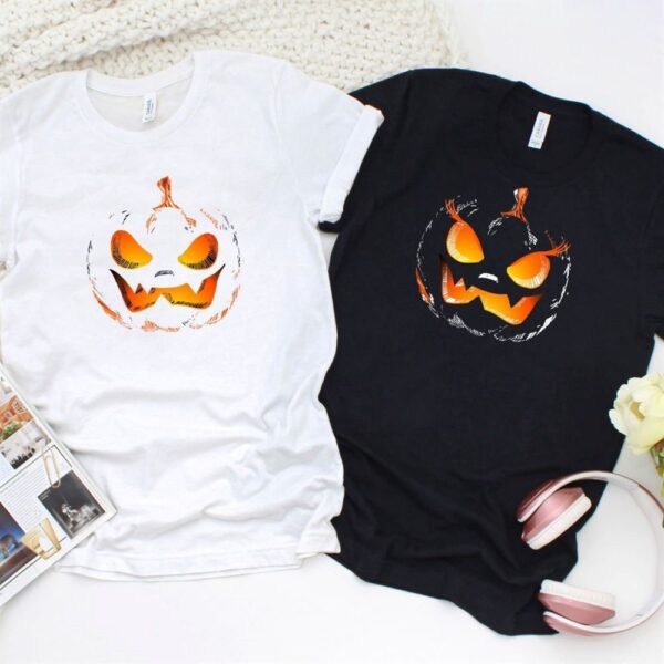 Valentine T-Shirt, Matching Outfits Set, Pumpkin Pair Matching Outfits For Halloween His & Hers Trick Or Treat Set
