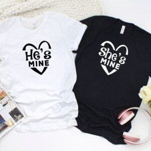 Valentine T-Shirt, Matching Outfits Set, Sheshes Mine…