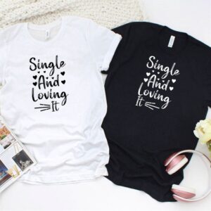 Valentine T-Shirt, Matching Outfits Set, Single And…