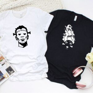 Valentine T-Shirt, Matching Outfits Set, Spooky Frankenstein…