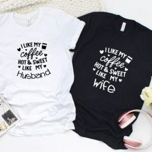 Valentine T-Shirt, Matching Outfits Set, Sweet Coffee…