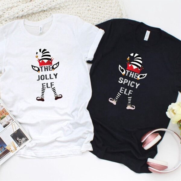 Valentine T-Shirt, Matching Outfits Set, The Spicy Elf & The Jolly Elf Matching Christmas Outfits Perfect For Xmas