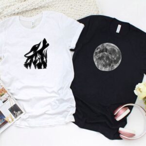 Valentine T-Shirt, Matching Outfits Set, Wolf &…