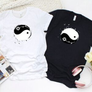Valentine T-Shirt, Matching Outfits Set, Yin Yang…