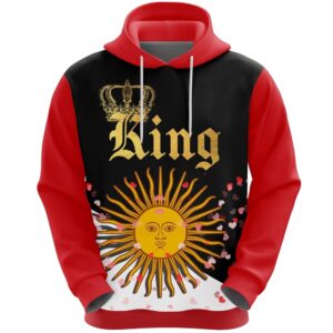 Valentines Day Hoodie, Argentina King Valentine Hoodie…