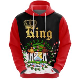 Valentines Day Hoodie, Belize King Valentine Hoodie