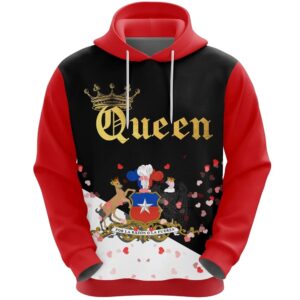 Valentines Day Hoodie, Chile Queen Valentine 3D…