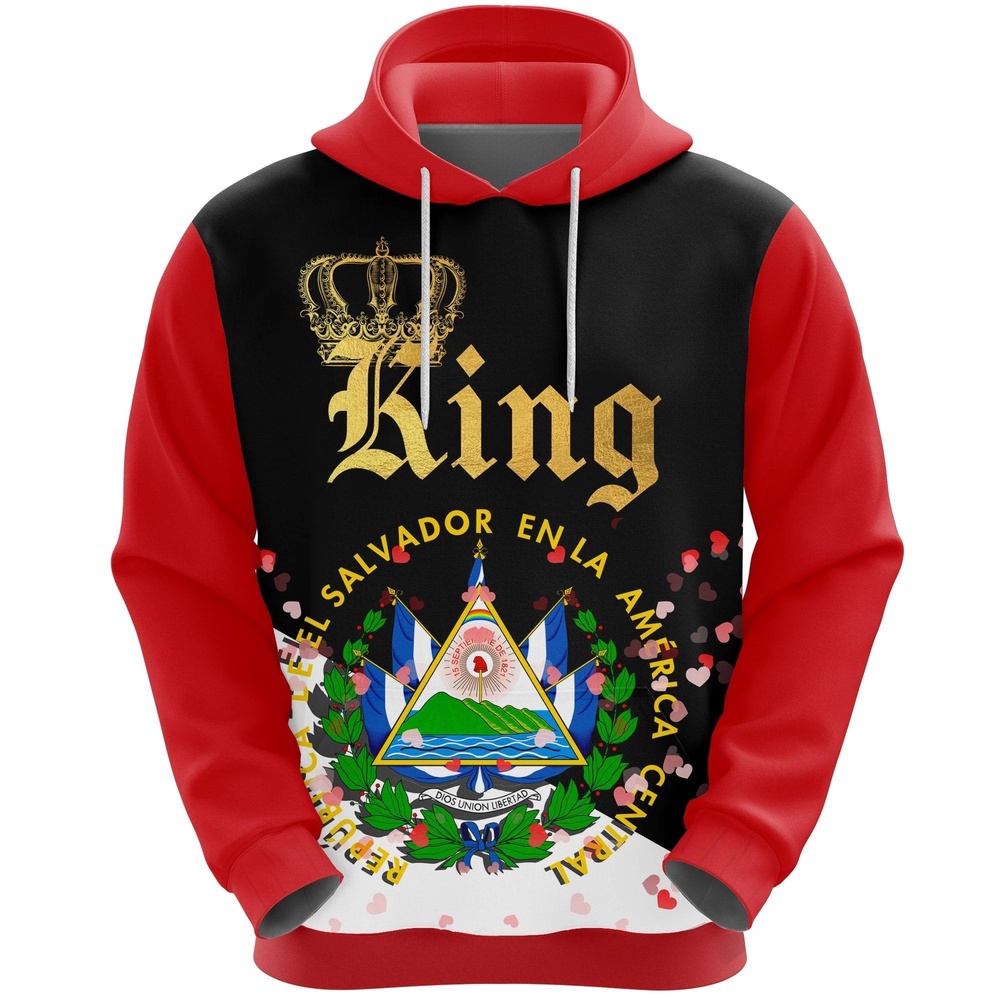 Valentines Day Hoodie, El Salvador King Valentine Hoodie Valentines Day Hoodie, El Salvador King Valentine Hoodie