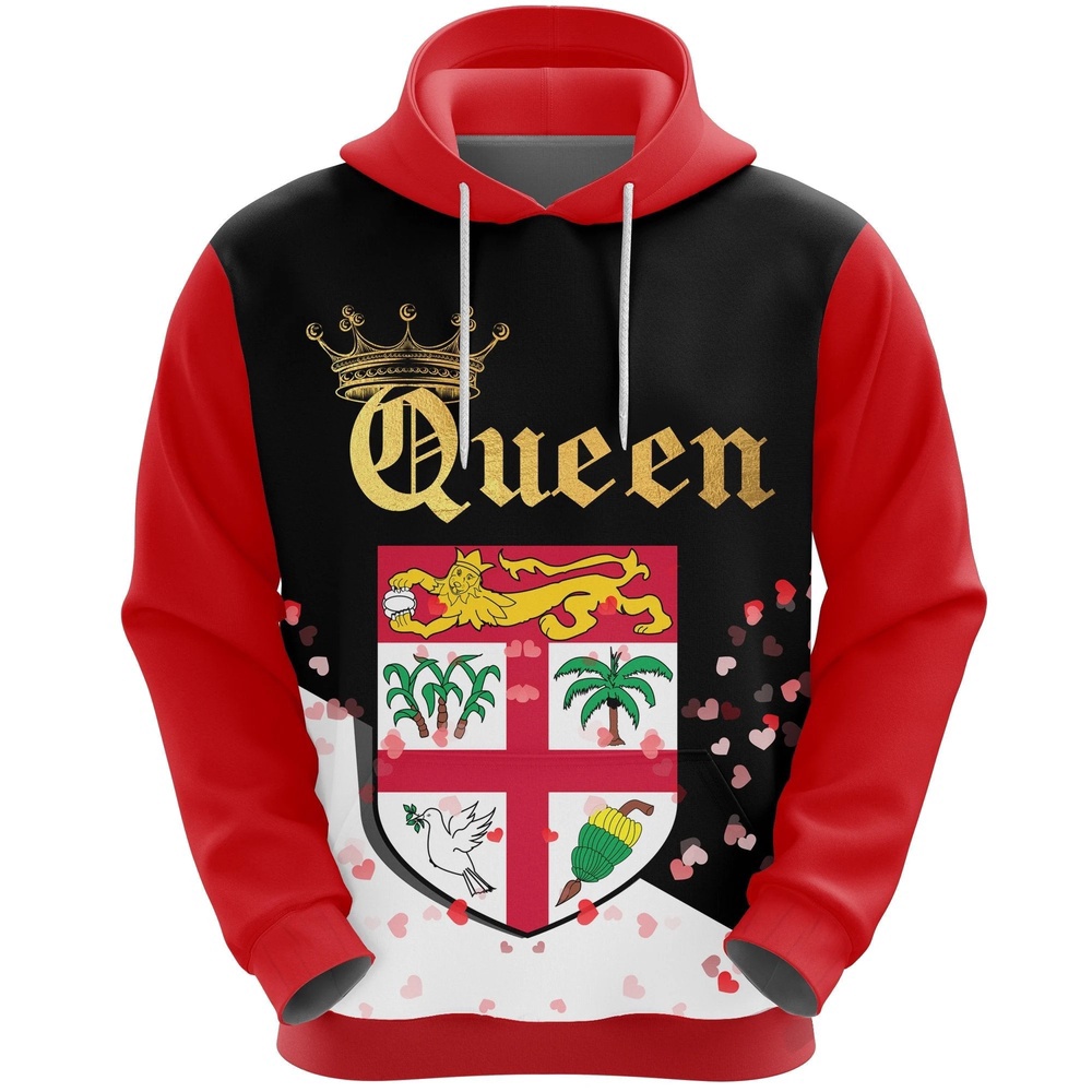 Valentines Day Hoodie, Fiji Queen Valentine Hoodie All Over Print