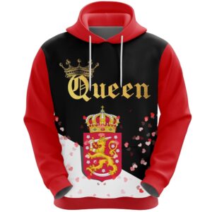 Valentines Day Hoodie, Finland Queen Valentine Hoodie