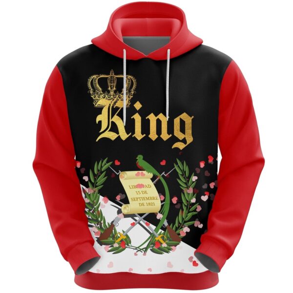 Valentines Day Hoodie, Guatemala King Valentine Hoodie