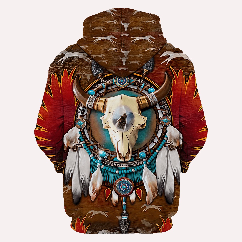 Vintage Antelope Tribal Style Native American Hoodie Leggings Set, Native American Hoodies, Native American Leggings