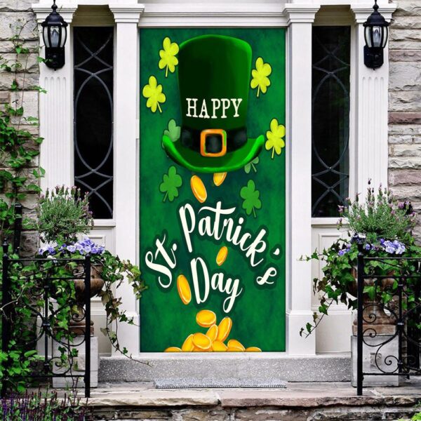 America Forever Irish Lucky Day Door Cover, St Patrick’s Day Door Cover, St Patrick’s Day Door Decor