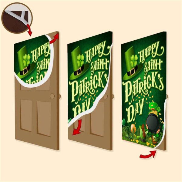 America Forever Luck Of The Irish Door Cover, St Patrick’s Day Door Cover, St Patrick’s Day Door Decor