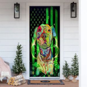 American Pit Bull Terrier Door Cover St Patrick s Day Door Cover St Patrick s Day Door Decor 1 nrx5wb.jpg