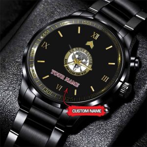 Army Watch 75th Ranger Regiment United States Army Rangers Black Fashion Watch Proudly Served Gift Military Watches Us Army Watch g8tr7d.jpg