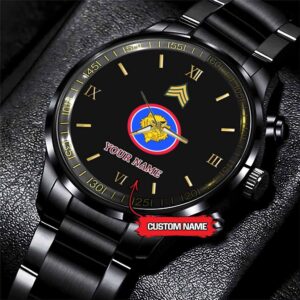 Army Watch Army 106Th Infantry Division Custom Black Fashion Watch Proudly Served Gift Military Watches Us Army Watch bnsqte.jpg