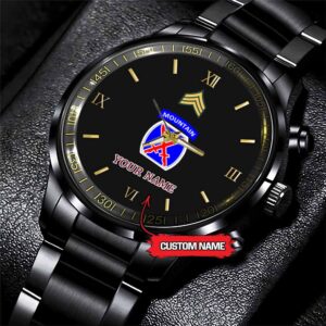 Army Watch Army 10Th Infantry Division Custom Black Fashion Watch Proudly Served Gift Military Watches Us Army Watch dsxchp.jpg