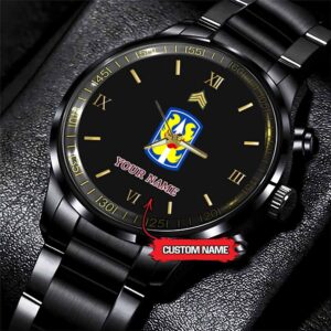 Army Watch Army 199Th Infantry Brigade Custom Black Fashion Watch Proudly Served Gift Military Watches Us Army Watch g9tm8l.jpg