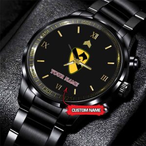 Army Watch Army 1St Cavalry Division Custom Black Fashion Watch Proudly Served Gift Military Watches Us Army Watch pyvwyi.jpg