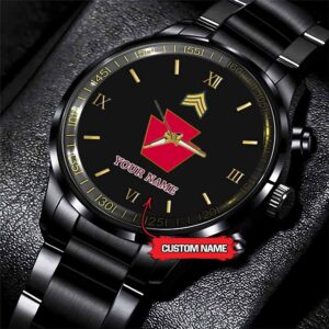 Army Watch Army 28Th Infantry Division Custom Black Fashion Watch Proudly Served Gift Military Watches Us Army Watch kpvtjr.jpg
