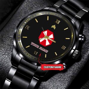 Army Watch Army 8Th United States Army Custom Black Fashion Watch Proudly Served Gift Military Watches Us Army Watch qbpv4c.jpg