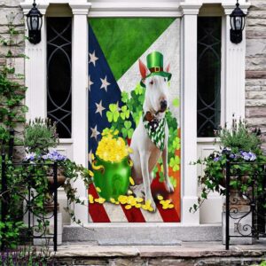 Bull Terrier Door Cover St Patrick s Day Door Cover St Patrick s Day Door Decor 2 dcslnq.jpg