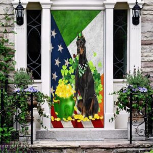 Doberman Door Cover St Patrick s Day Door Cover St Patrick s Day Door Decor 2 gfrzjy.jpg