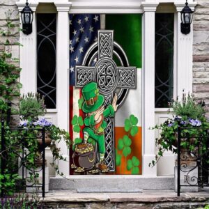 Funny Leprechaun St Patrick s Day Door Cover St Patrick s Day Door Cover St Patrick s Day Door Decor 2 hescya.jpg