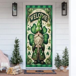 Gnome Lucky Door Cover, St Patrick’s Day…