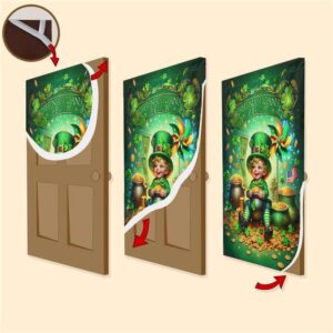 Gold Coins And Leprechaun Door Cover St Patrick s Day Door Cover St Patrick s Day Door Decor 3 e0u6vr.jpg