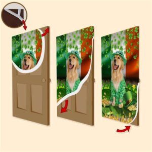 Golden Retriever Door Cover St Patrick s Day Door Cover St Patrick s Day Door Decor 3 g10zdn.jpg