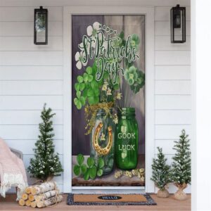 Good Luck Blessed Door Cover Gift For Horse Lovers St Patrick s Day Door Cover St Patrick s Day Door Decor 1 ab4w1v.jpg