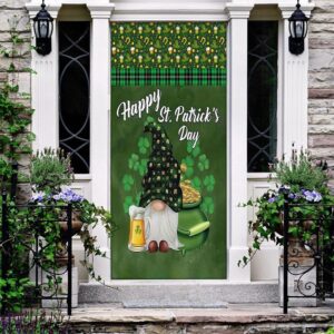 Green Gnome Brings Beer Door Cover St Patrick s Day Door Cover St Patrick s Day Door Decor 2 nhrx7z.jpg
