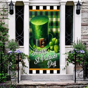 Happy Lucky Hat Door Cover St Patrick s Day Door Cover St Patrick s Day Door Decor 2 cofklz.jpg