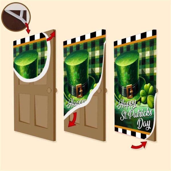Happy Lucky Hat Door Cover, St Patrick’s Day Door Cover, St Patrick’s Day Door Decor