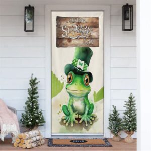 Happy Patrick s Day Door Cover Gift For Frog Lovers St Patrick s Day Door Cover St Patrick s Day Door Decor 1 do1vzu.jpg