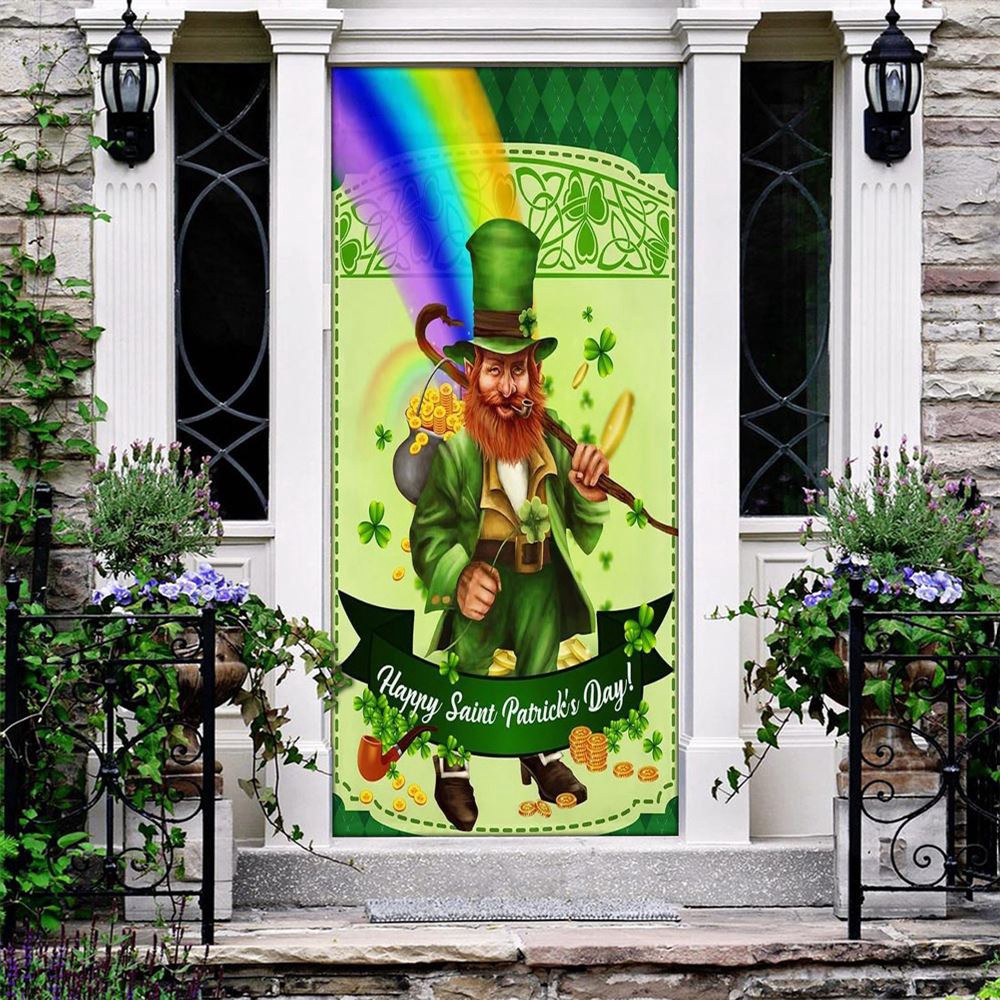 Happy Patrick’s Day Leprechaun Door Cover, St Patrick’s Day Door Cover, St Patrick’s Day Door Decor Happy Patrick’s Day Leprechaun Door Cover, St Patrick’s Day Door Cover, St Patrick’s Day Door Decor