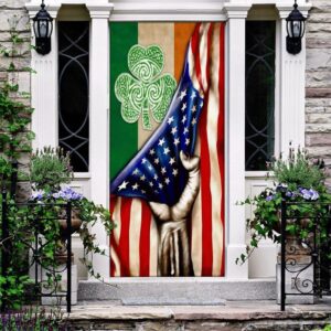 Happy Saint Patrick s Day Shamrock Irish American Door Cover St Patrick s Day Door Cover St Patrick s Day Door Decor 2 b2jc7q.jpg