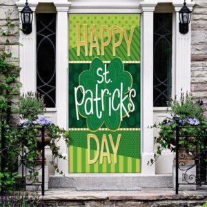 Happy St Patrick s Day Clover Door Cover St Patrick s Day Door Cover St Patrick s Day Door Decor 2 xom0cg.jpg